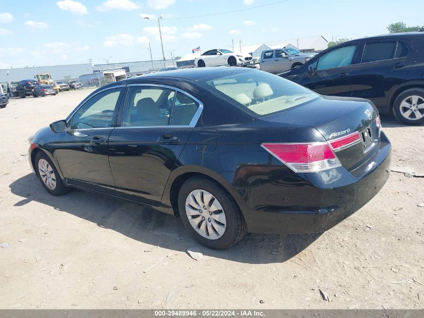 2012 Honda Accord 2.4 Lx VIN: 1HGCP2F33CA016246 Lot: 39489946