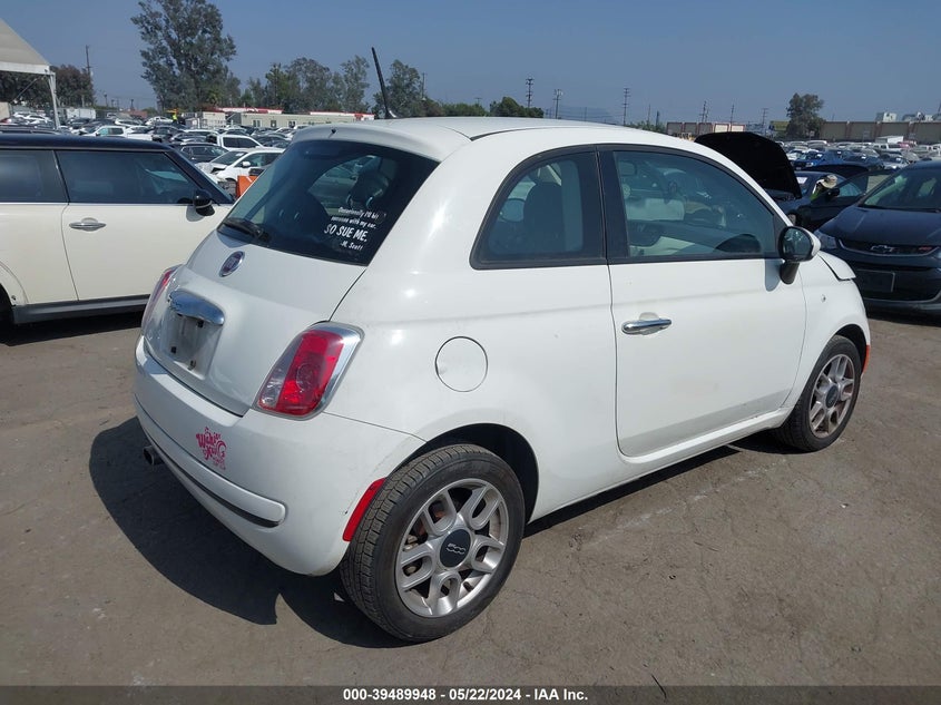 2015 Fiat 500 Pop VIN: 3C3CFFAR3FT615539 Lot: 39489948