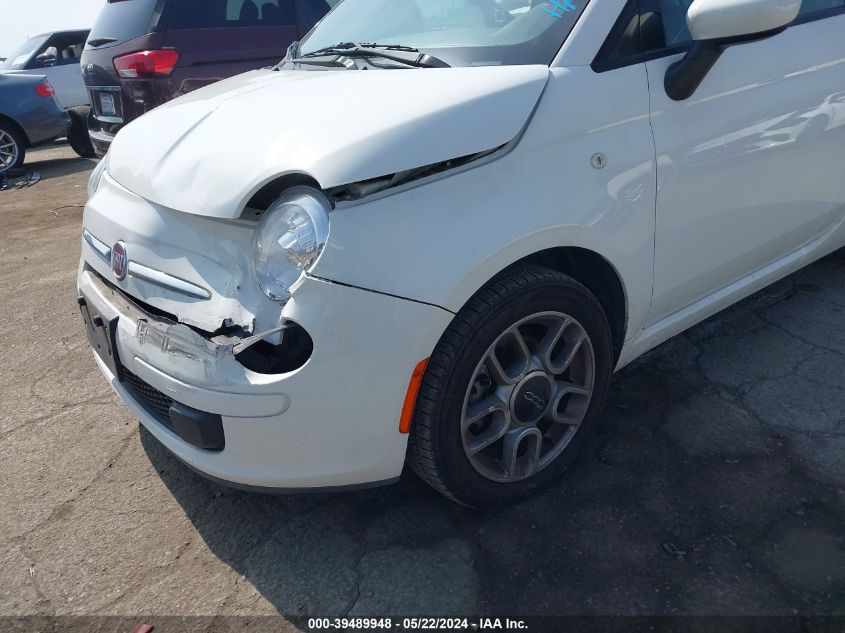 2015 Fiat 500 Pop VIN: 3C3CFFAR3FT615539 Lot: 39489948