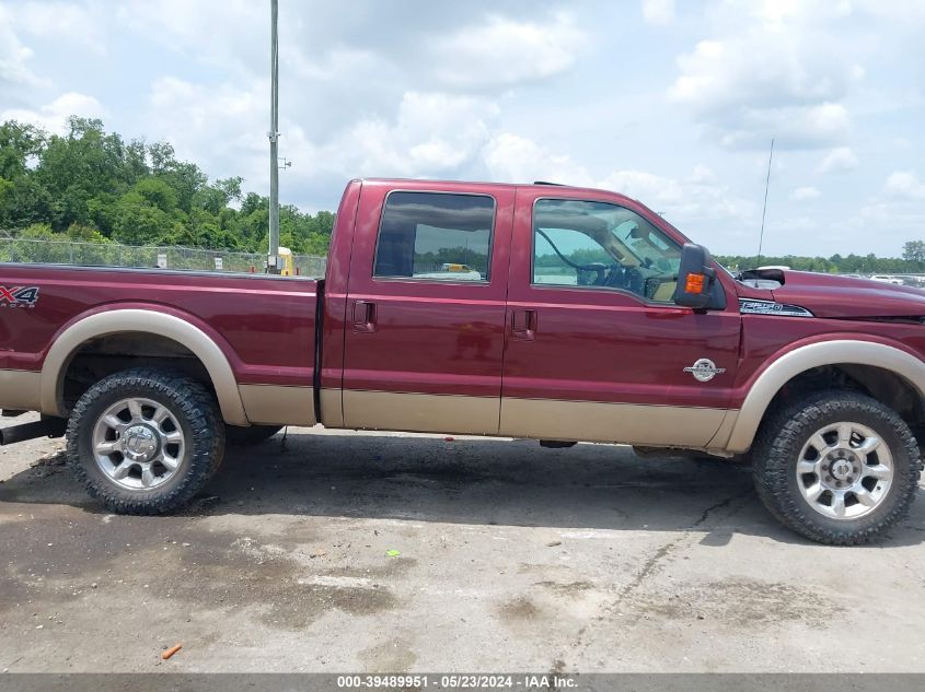 2012 Ford F-250 Lariat VIN: 1FT7W2BTXCEC60400 Lot: 39489951