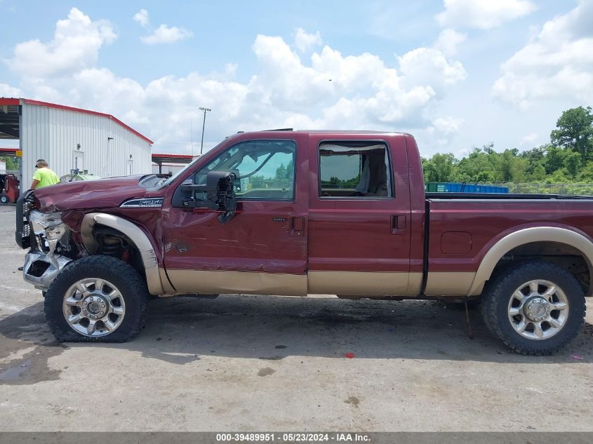 2012 Ford F-250 Lariat VIN: 1FT7W2BTXCEC60400 Lot: 39489951