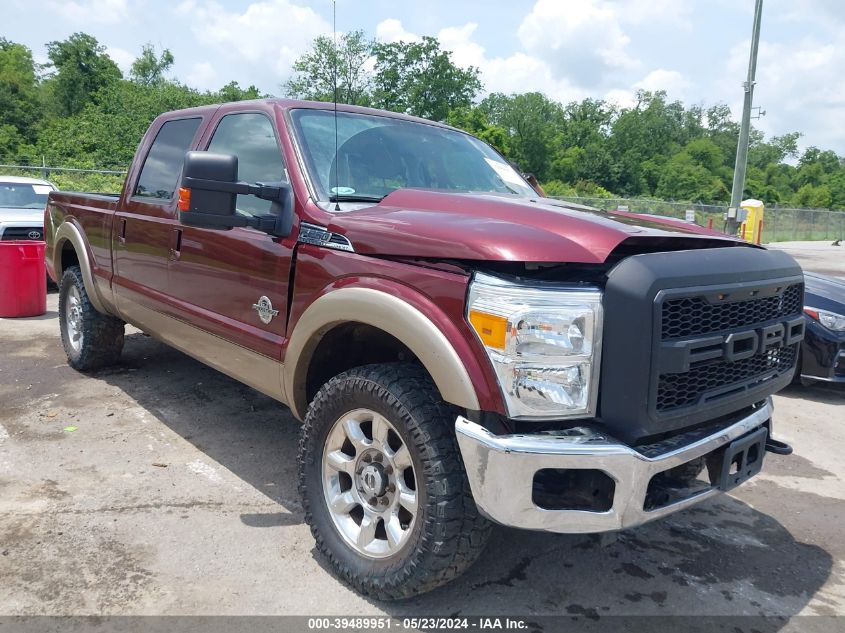 2012 Ford F-250 Lariat VIN: 1FT7W2BTXCEC60400 Lot: 39489951