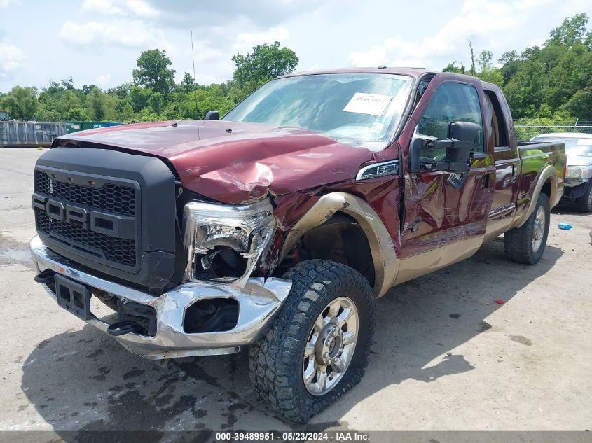 2012 Ford F-250 Lariat VIN: 1FT7W2BTXCEC60400 Lot: 39489951