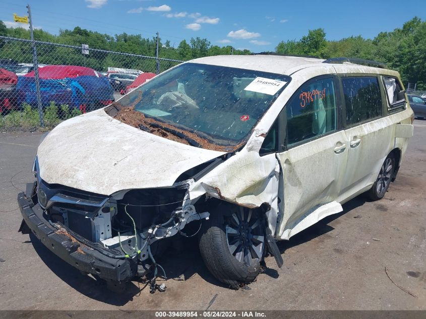 VIN 5TDJZ3DCXLS236219 2020 TOYOTA SIENNA LE