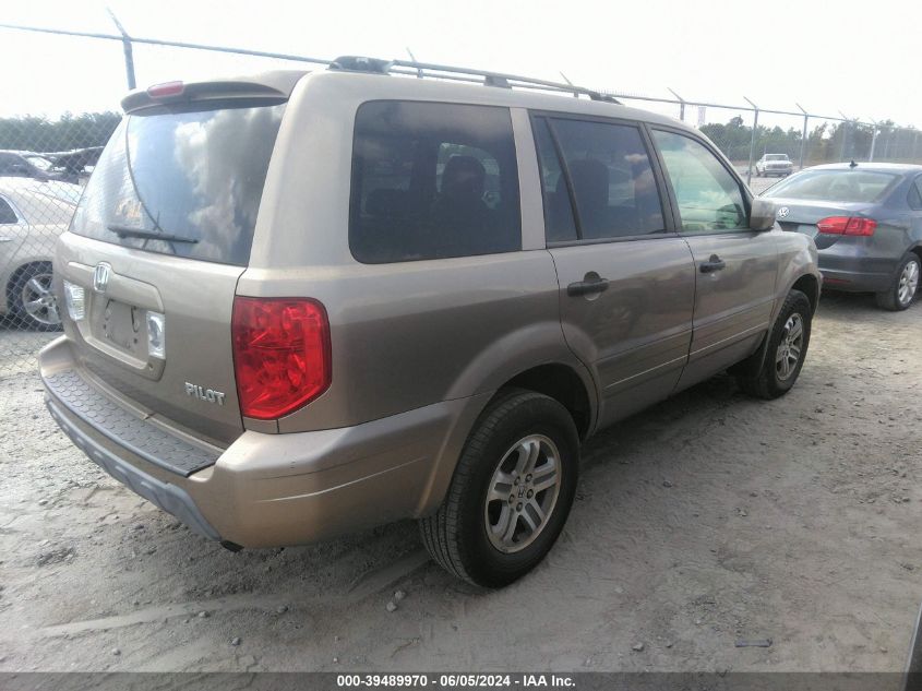 2003 Honda Pilot Exl VIN: 2HKYF18623H619965 Lot: 39489970