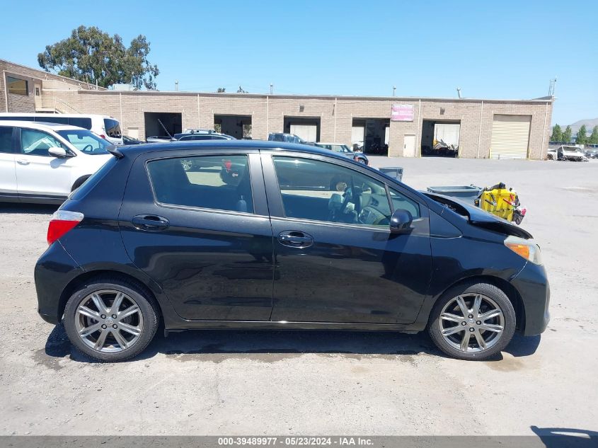 2013 Toyota Yaris Se VIN: JTDKTUD39DD554955 Lot: 39489977