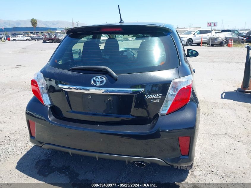 2013 Toyota Yaris Se VIN: JTDKTUD39DD554955 Lot: 39489977