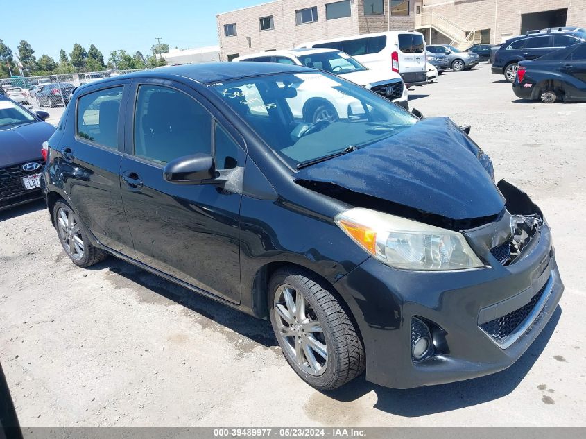 2013 Toyota Yaris Se VIN: JTDKTUD39DD554955 Lot: 39489977