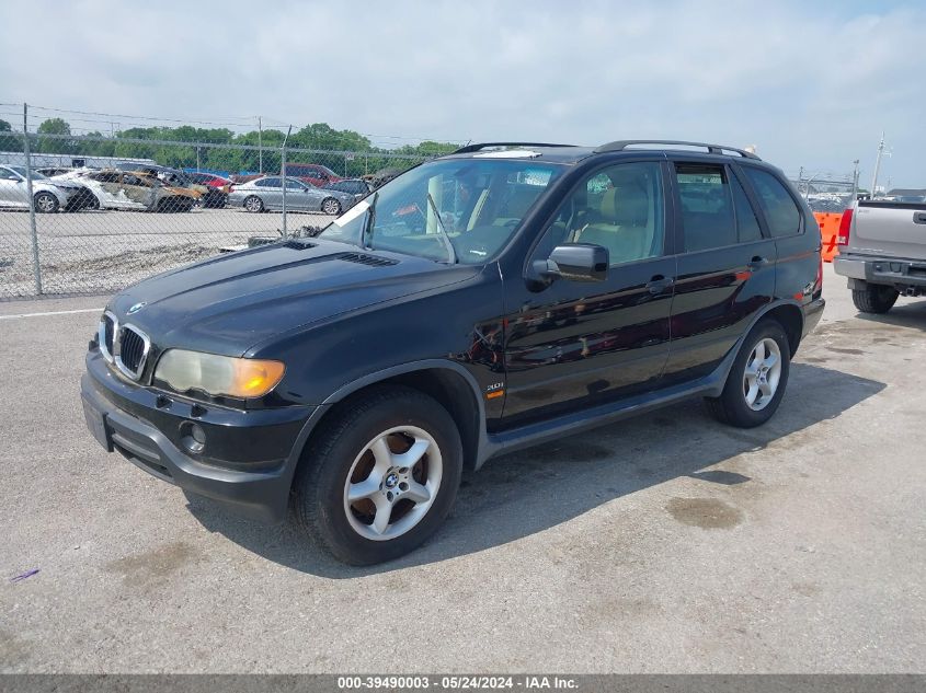 2003 BMW X5 3.0I VIN: 5UXFA53583LV91224 Lot: 39490003