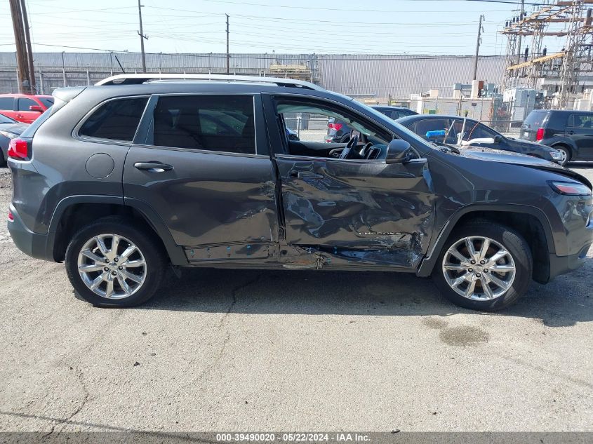 2017 Jeep Cherokee Limited Fwd VIN: 1C4PJLDB7HW503476 Lot: 39490020