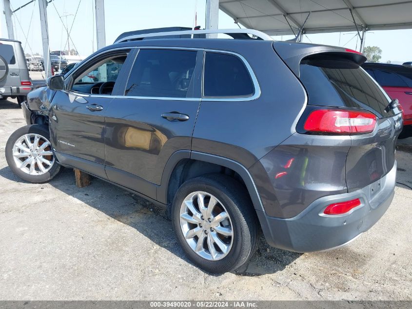 2017 Jeep Cherokee Limited Fwd VIN: 1C4PJLDB7HW503476 Lot: 39490020