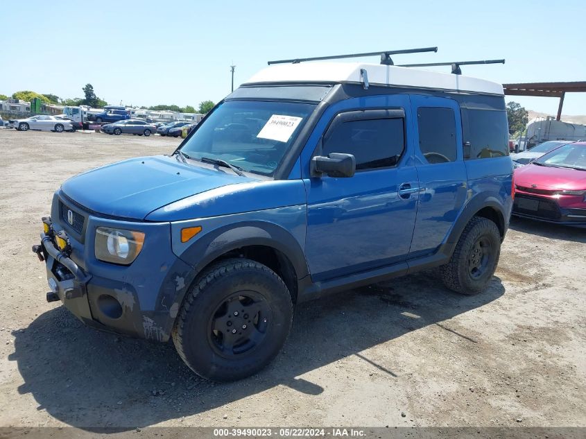 2007 Honda Element Ex VIN: 5J6YH27797L000611 Lot: 39490023