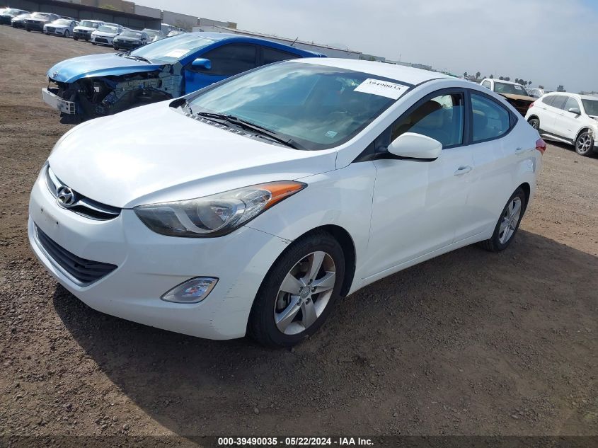 2013 Hyundai Elantra Gls VIN: 5NPDH4AE4DH390072 Lot: 39490035