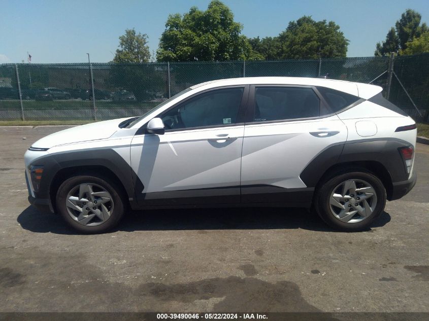 2024 Hyundai Kona Se VIN: KM8HA3AB6RU103409 Lot: 39490046