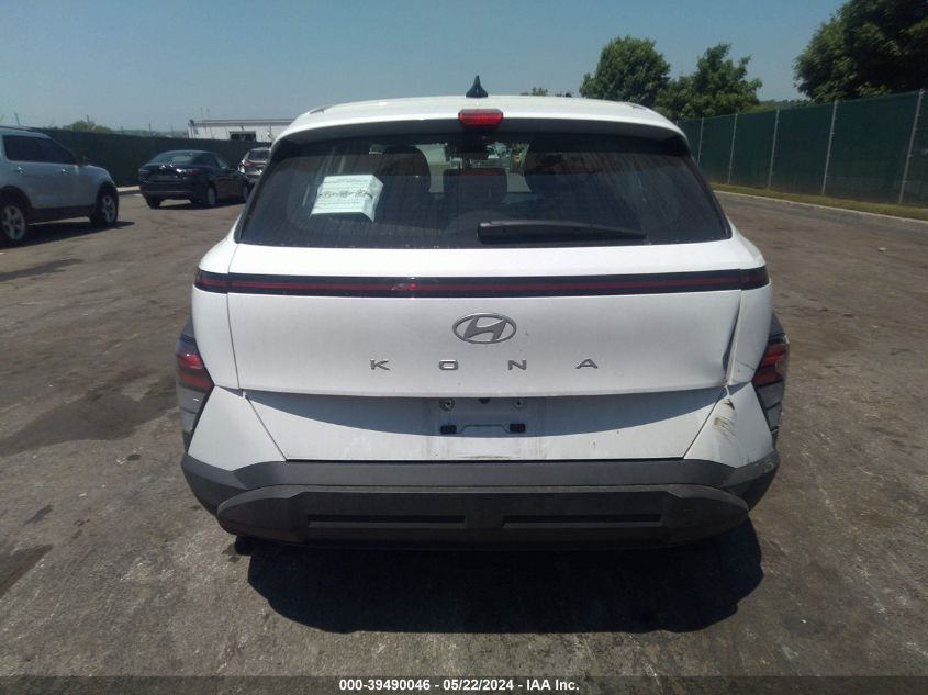 2024 Hyundai Kona Se VIN: KM8HA3AB6RU103409 Lot: 39490046