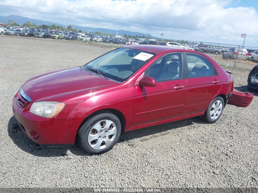 2006 Kia Spectra Ex/Lx/Sx VIN: KNAFE121365212293 Lot: 39490052