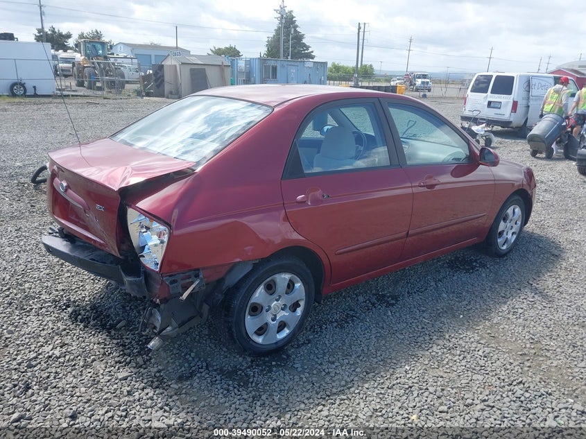 2006 Kia Spectra Ex/Lx/Sx VIN: KNAFE121365212293 Lot: 39490052