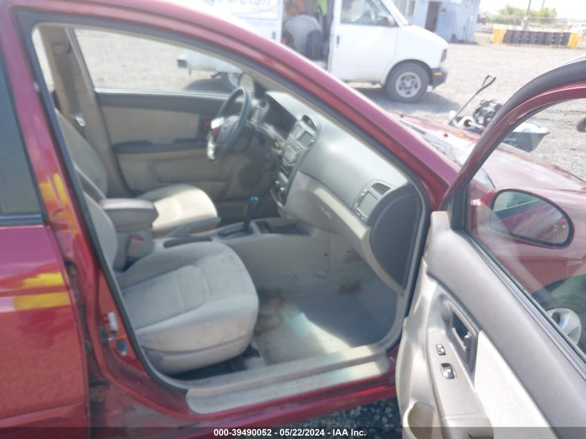 2006 Kia Spectra Ex/Lx/Sx VIN: KNAFE121365212293 Lot: 39490052