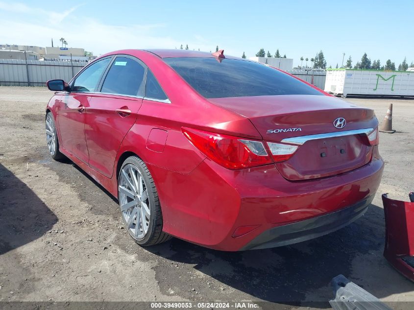 2014 Hyundai Sonata Gls VIN: 5NPEB4ACXEH814733 Lot: 39490053