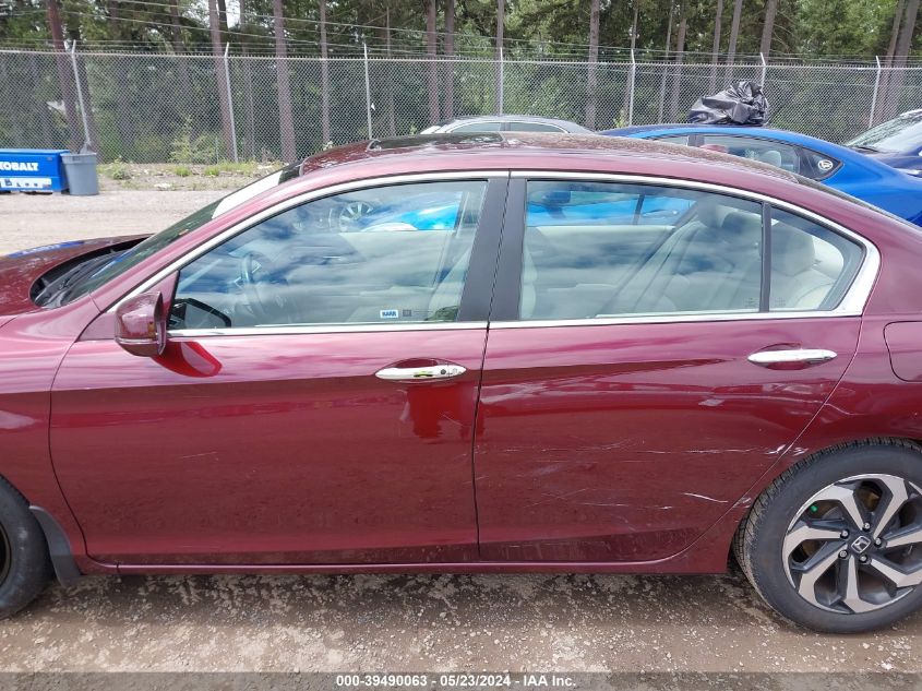 2017 Honda Accord Ex-L VIN: 1HGCR2F82HA123253 Lot: 39490063