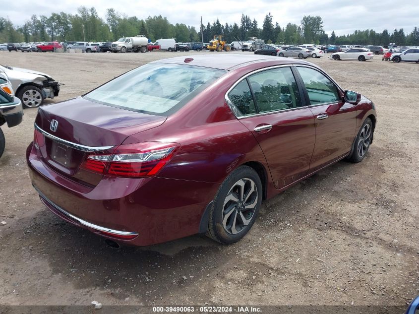 2017 Honda Accord Ex-L VIN: 1HGCR2F82HA123253 Lot: 39490063