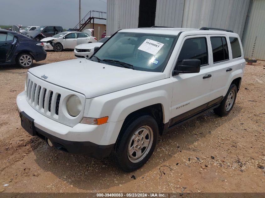 2014 Jeep Patriot Sport VIN: 1C4NJPBB2ED508528 Lot: 39490083