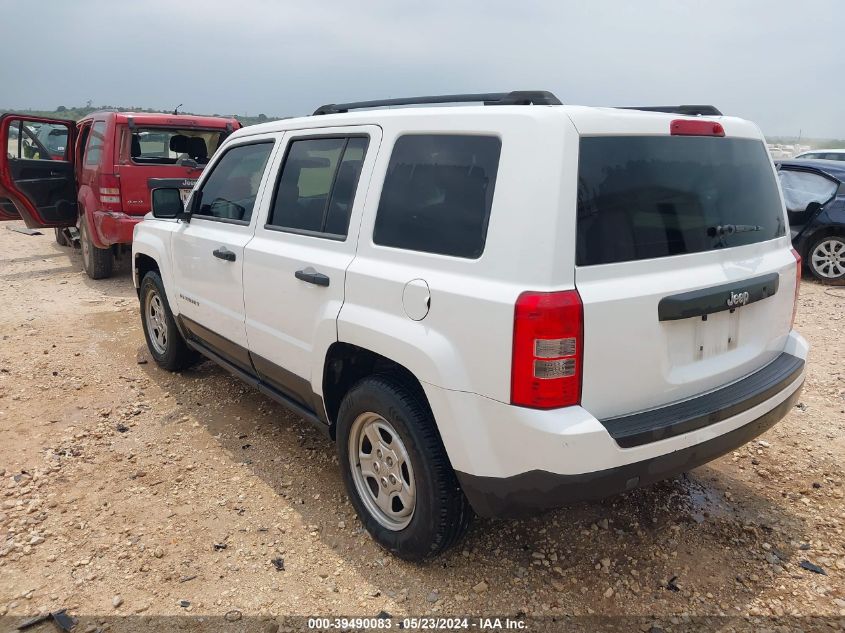 2014 Jeep Patriot Sport VIN: 1C4NJPBB2ED508528 Lot: 39490083