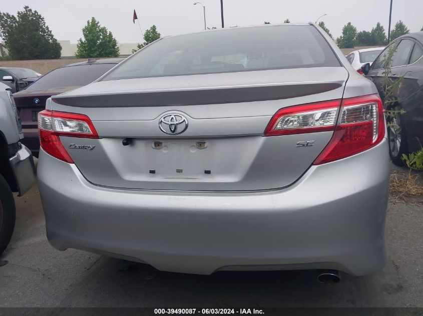 2013 Toyota Camry Se VIN: 4T1BF1FK1DU245907 Lot: 39490087