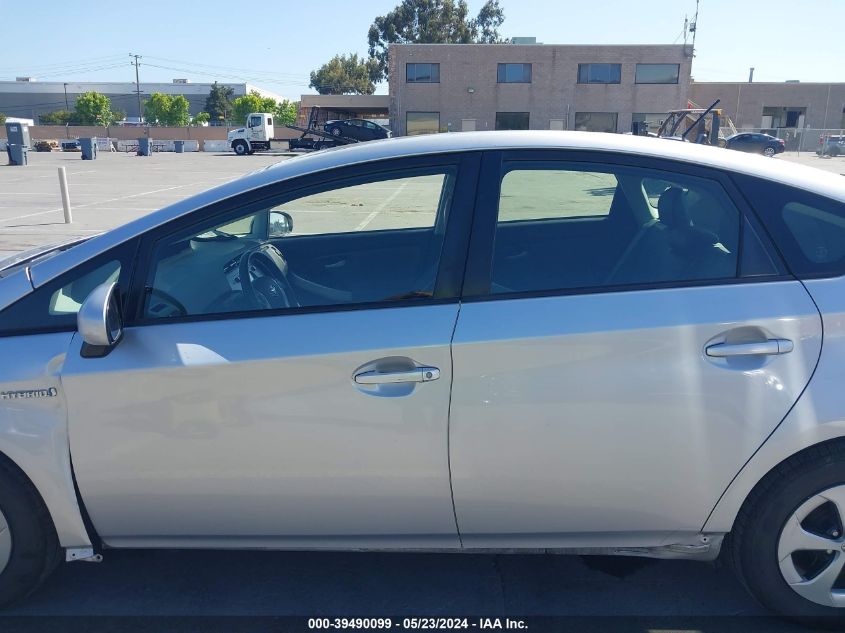 2013 Toyota Prius Four VIN: JTDKN3DU9D5553716 Lot: 39490099