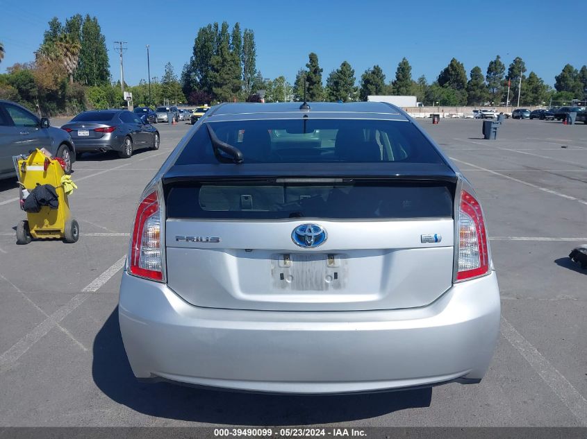 2013 Toyota Prius Four VIN: JTDKN3DU9D5553716 Lot: 39490099