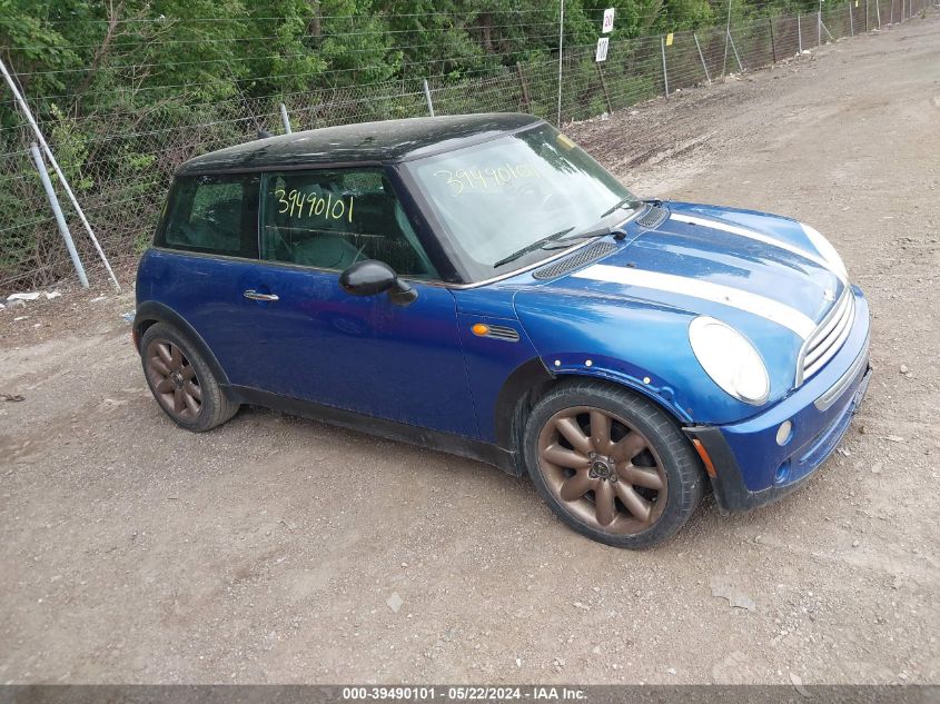 WMWRC33565TK61708 | 2005 MINI COOPER