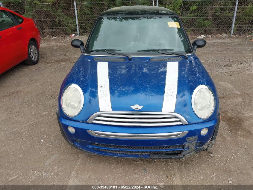 2005 Mini Cooper VIN: WMWRC33565TK61708 Lot: 39490101