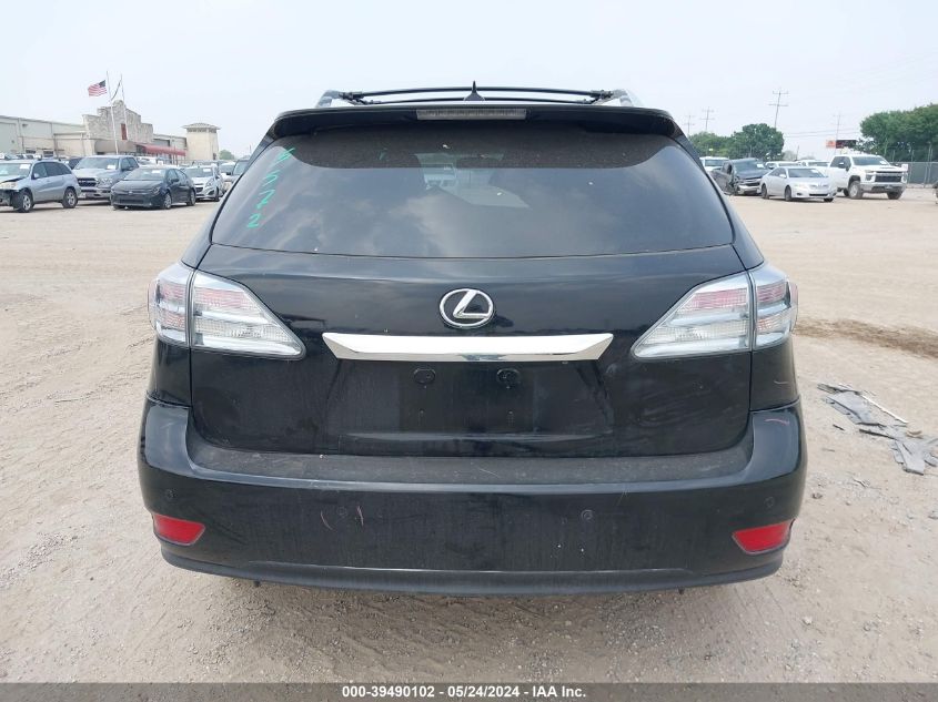 2012 Lexus Rx 350 VIN: 2T2ZK1BA4CC067137 Lot: 39490102