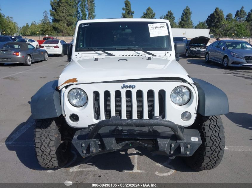 2015 Jeep Wrangler Unlimited Sport VIN: 1C4BJWDG4FL676796 Lot: 39490105