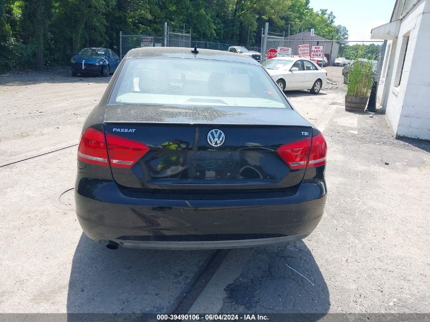 2014 Volkswagen Passat 1.8T Wolfsburg Edition VIN: 1VWAT7A32EC041133 Lot: 39490106