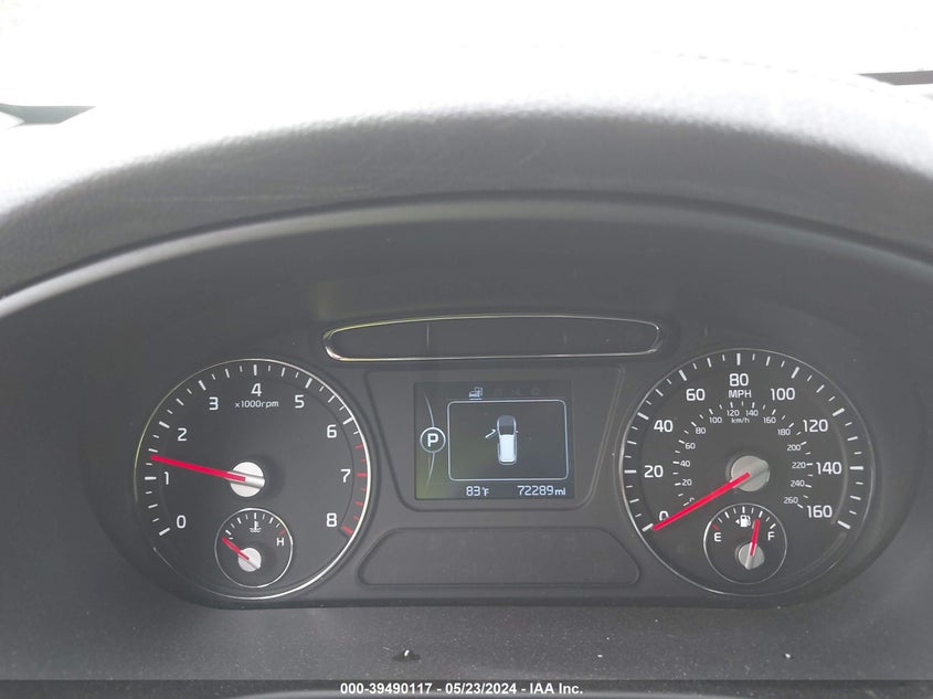 2017 Kia Sorento 2.4L Lx VIN: 5XYPG4A33HG244192 Lot: 39490117