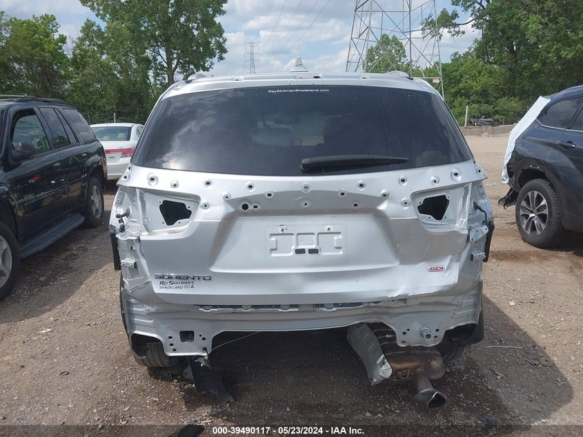 2017 Kia Sorento 2.4L Lx VIN: 5XYPG4A33HG244192 Lot: 39490117