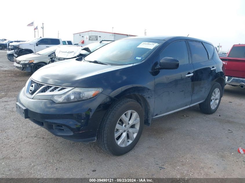 2014 Nissan Murano S VIN: JN8AZ1MUXEW421374 Lot: 39490121