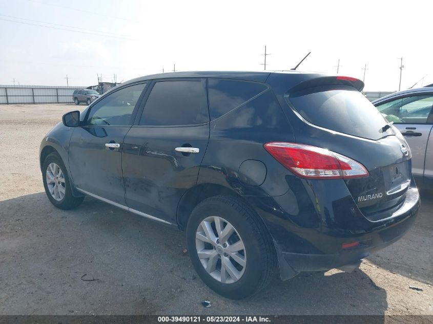 2014 Nissan Murano S VIN: JN8AZ1MUXEW421374 Lot: 39490121