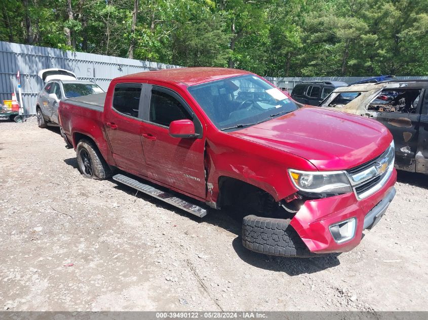 2016 Chevrolet Colorado Lt VIN: 1GCGTCE31G1378505 Lot: 39490122