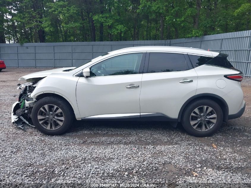 2015 Nissan Murano Sl VIN: 5N1AZ2MH7FN226842 Lot: 39490147