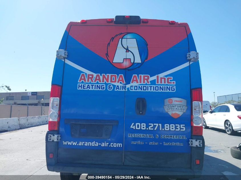 2020 Ram Promaster 3500 High Roof 159 Wb VIN: 3C6URVHG2LE110833 Lot: 39490154