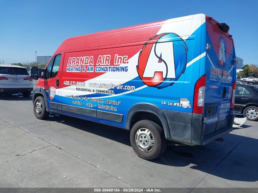 VIN 3C6URVHG2LE110833 2020 RAM PROMASTER 3500 HIGH ROOF 159 WB