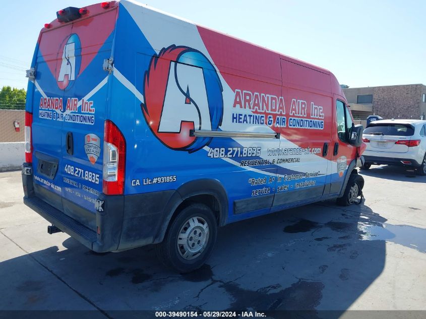 VIN 3C6URVHG2LE110833 2020 RAM PROMASTER 3500 HIGH ROOF 159 WB