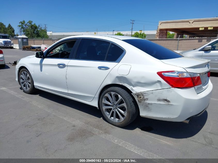 2015 Honda Accord Sport VIN: 1HGCR2F56FA100156 Lot: 39490163