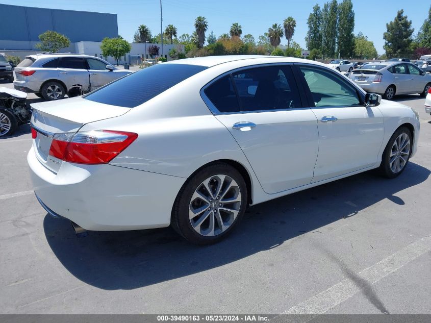 2015 Honda Accord Sport VIN: 1HGCR2F56FA100156 Lot: 39490163