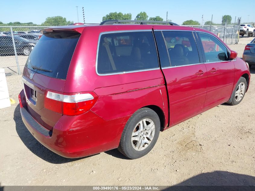 2006 Honda Odyssey Ex-L VIN: 5FNRL38766B083378 Lot: 39490176