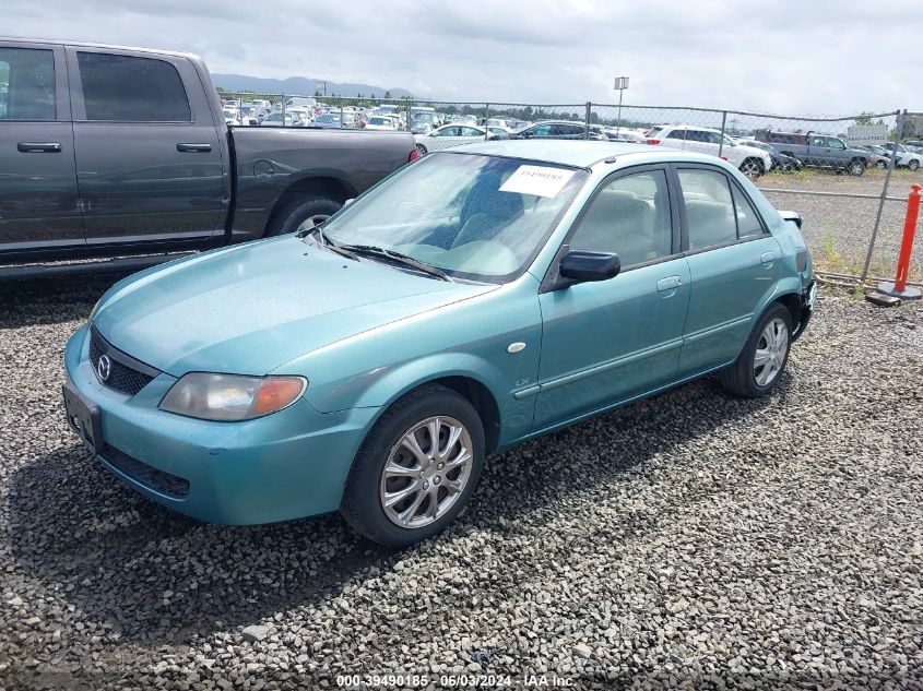 2002 Mazda Protege Dx/Es/Lx VIN: JM1BJ225721620710 Lot: 39490185