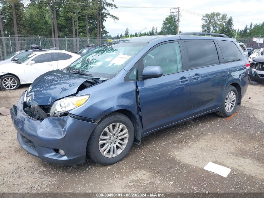 2014 Toyota Sienna Xle V6 8 Passenger VIN: 5TDYK3DC5ES413152 Lot: 39490191