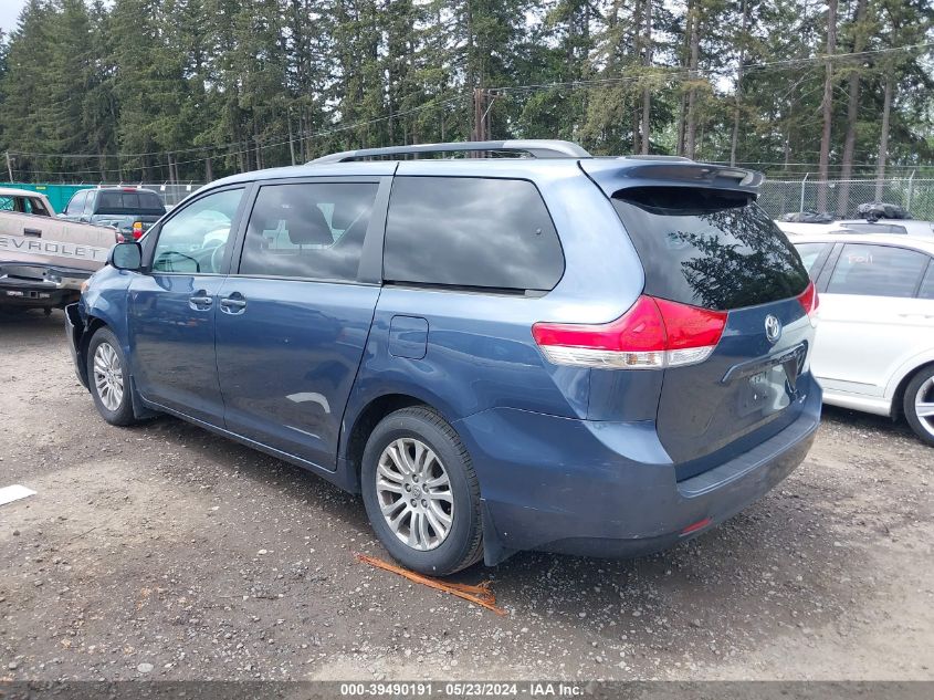 2014 Toyota Sienna Xle V6 8 Passenger VIN: 5TDYK3DC5ES413152 Lot: 39490191